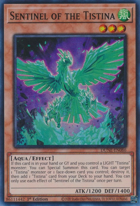 Sentinel of the Tistina [DUNE-EN086] Super Rare Yu-Gi-Oh!