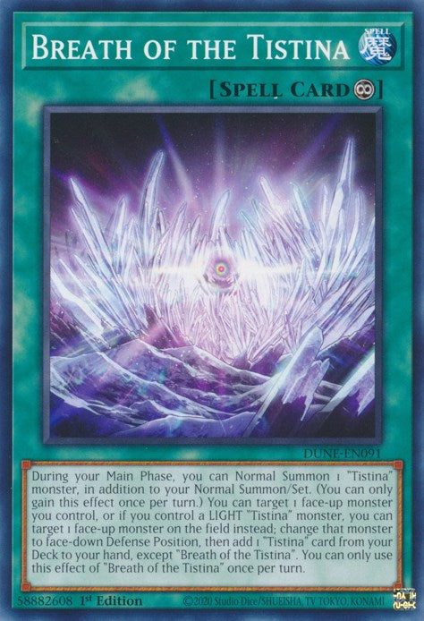 Breath of the Tistina [DUNE-EN091] Common Yu-Gi-Oh!