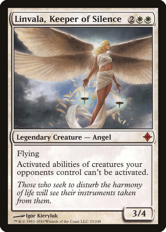 Linvala, Keeper of Silence [Rise of the Eldrazi] Magic: The Gathering