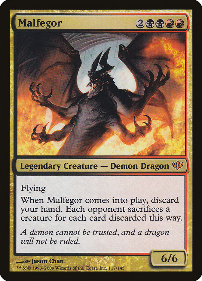 Malfegor [Conflux] Magic: The Gathering