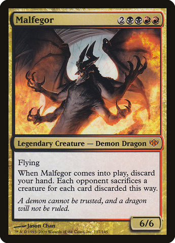 Malfegor [Conflux] Magic: The Gathering