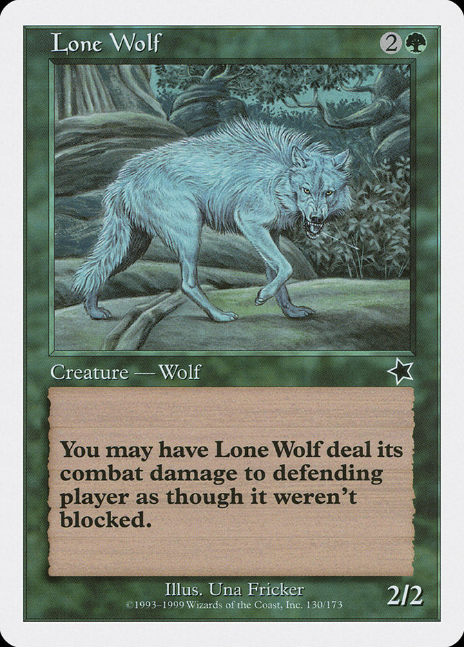 Lone Wolf [Starter 1999] Magic: The Gathering
