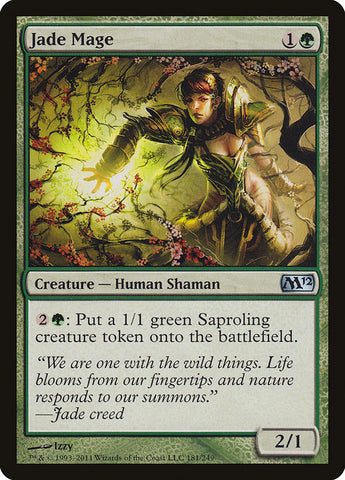 Jade Mage [Magic 2012] Magic: The Gathering