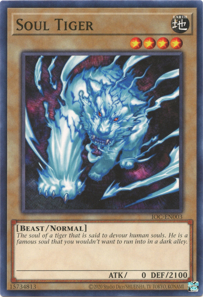 Soul Tiger (25th Anniversary) [IOC-EN003] Common Yu-Gi-Oh!