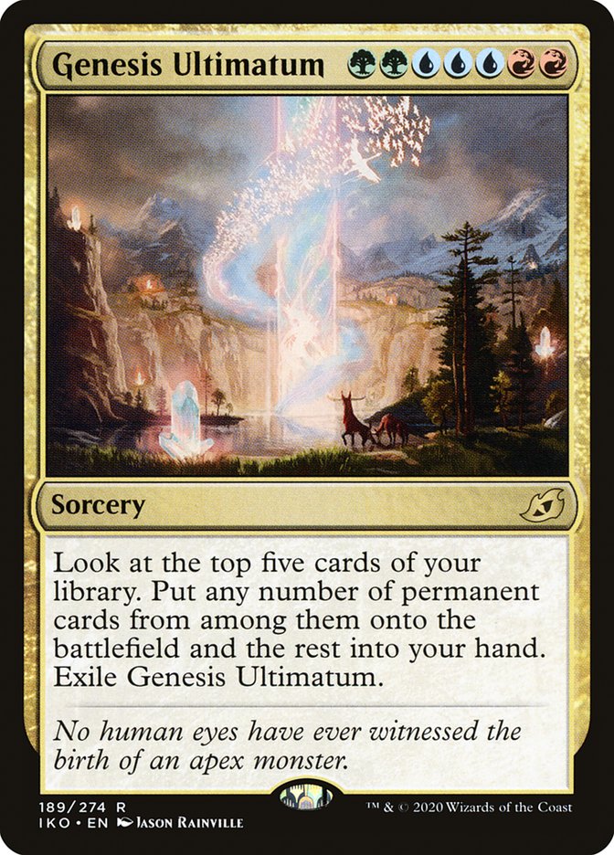 Genesis Ultimatum [Ikoria: Lair of Behemoths] Magic: The Gathering
