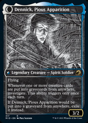 Dennick, Pious Apprentice // Dennick, Pious Apparition (Showcase Eternal Night) [Innistrad: Midnight Hunt] Magic: The Gathering