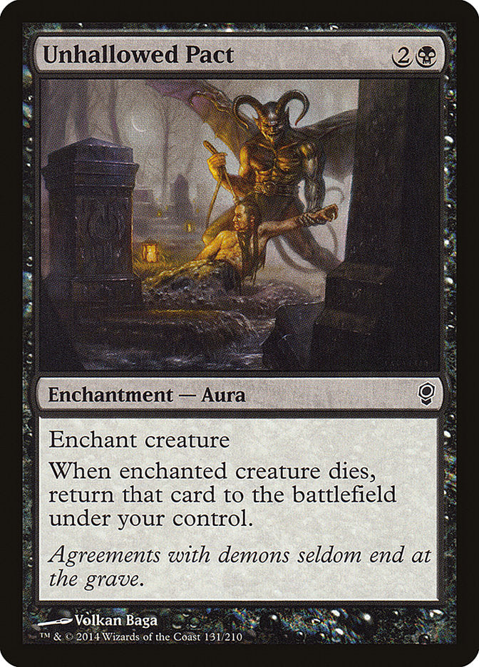 Unhallowed Pact [Conspiracy] Magic: The Gathering