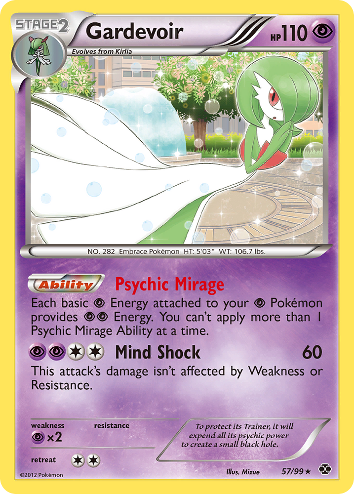 gardevoir pokemon card value Gardevoir (57/99) [Black & White: Next Destinies]
