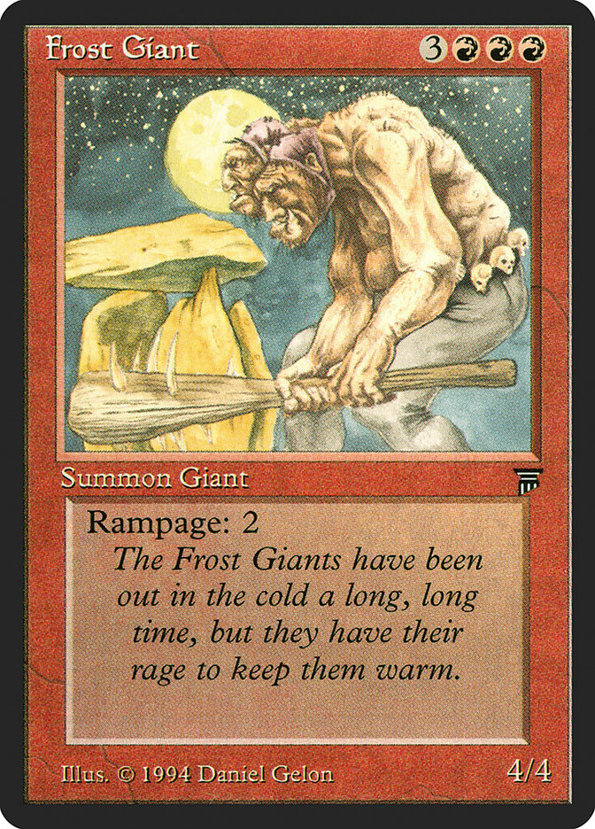 Frost Giant [Legends] Magic: The Gathering