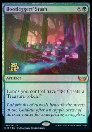 Bootleggers' Stash [Streets of New Capenna Prerelease Promos] Magic: The Gathering