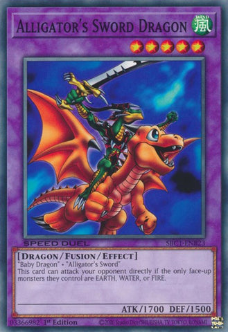 Alligator's Sword Dragon [SBC1-ENB23] Common Yu-Gi-Oh!