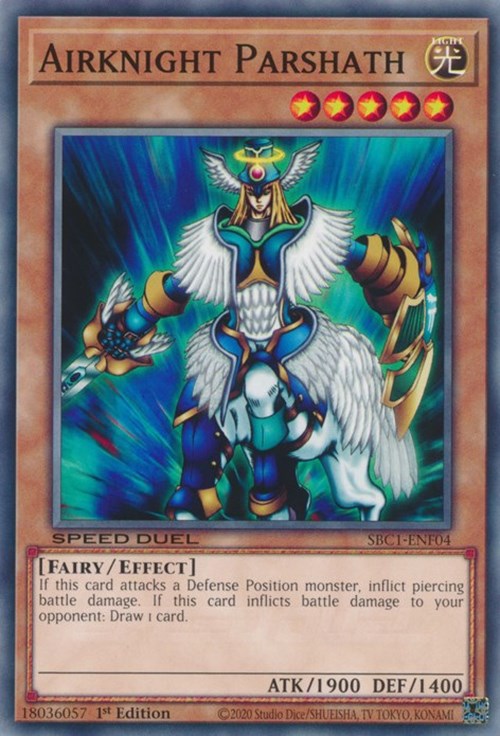 Airknight Parshath [SBC1-ENF04] Common Yu-Gi-Oh!