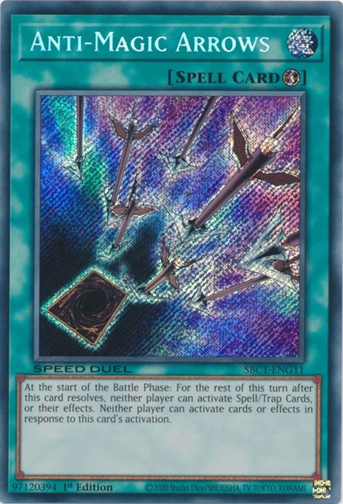 Anti-Magic Arrows [SBC1-ENG11] Secret Rare Yu-Gi-Oh!