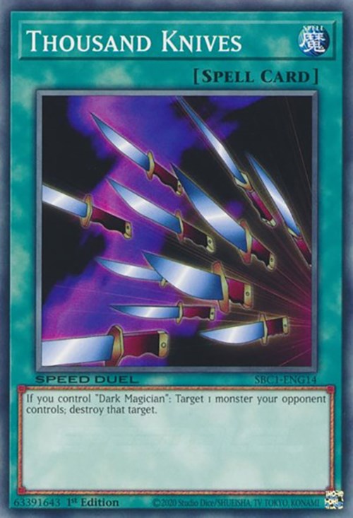Thousand Knives [SBC1-ENG14] Common Yu-Gi-Oh!