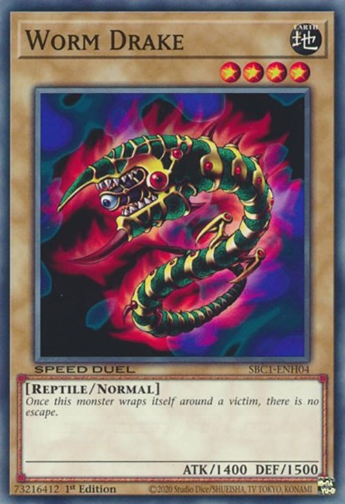 Worm Drake [SBC1-ENH04] Common Yu-Gi-Oh!