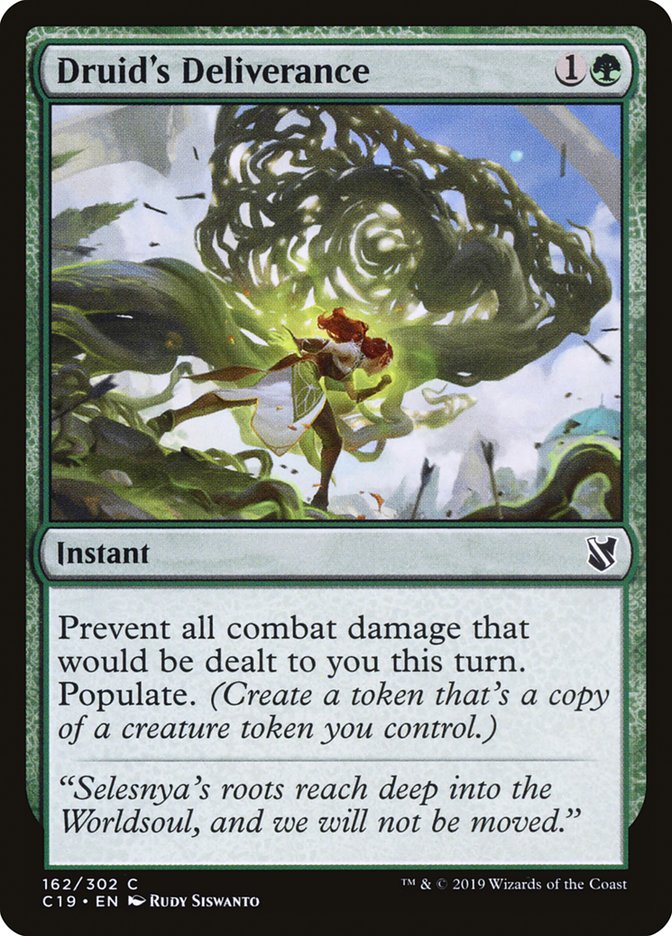 Druid's Deliverance [Commander 2019] Magic: The Gathering