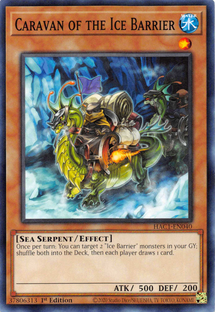 Caravan of the Ice Barrier [HAC1-EN040] Common Yu-Gi-Oh!