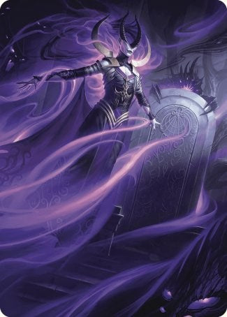 Ashiok, Wicked Manipulator Art Card (10/81) [Wilds of Eldraine Art Series] Magic: The Gathering