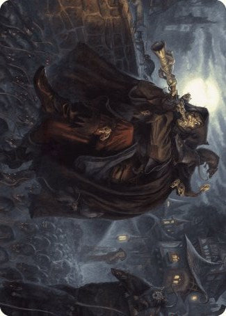Totentanz, Swarm Piper Art Card [Wilds of Eldraine Art Series] Magic: The Gathering
