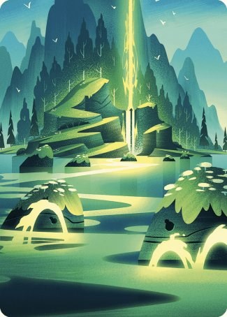 Leyline of Abundance Art Card [Wilds of Eldraine Art Series] Magic: The Gathering