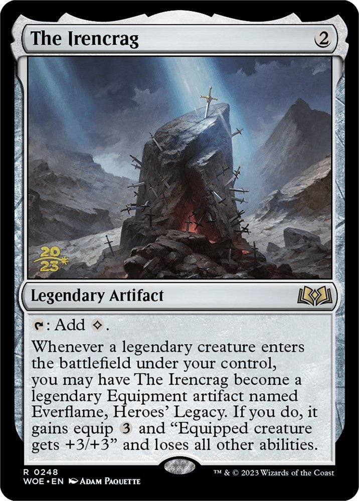 The Irencrag [Wilds of Eldraine Prerelease Promos] Magic: The Gathering