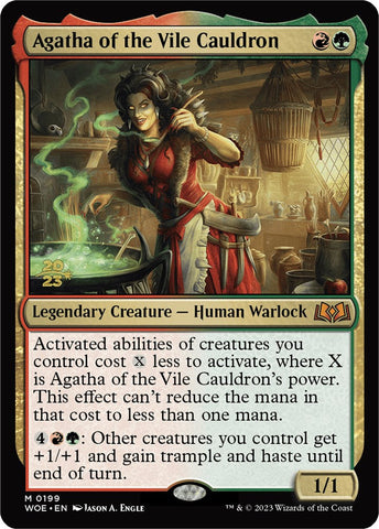 Agatha of the Vile Cauldron [Wilds of Eldraine Prerelease Promos] Magic: The Gathering