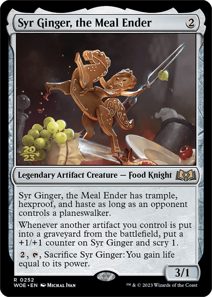 Syr Ginger, the Meal Ender [Wilds of Eldraine Prerelease Promos] Magic: The Gathering