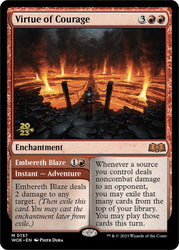 Virtue of Courage // Embereth Blaze [Wilds of Eldraine Prerelease Promos] Magic: The Gathering