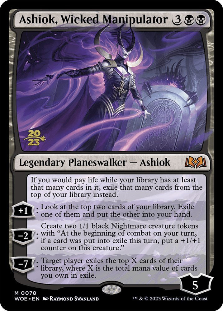 Ashiok, Wicked Manipulator [Wilds of Eldraine Prerelease Promos] Magic: The Gathering