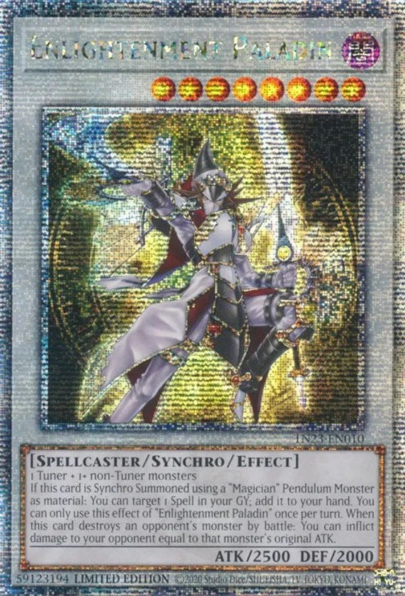 Enlightenment Paladin [TN23-EN010] Quarter Century Secret Rare Yu-Gi-Oh!