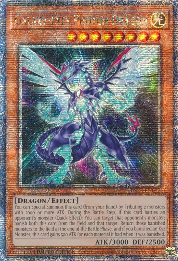 Galaxy-Eyes Photon Dragon [TN23-EN012] Quarter Century Secret Rare Yu-Gi-Oh!