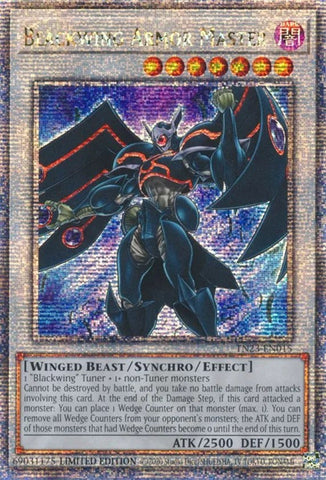 Blackwing Armor Master [TN23-EN015] Quarter Century Secret Rare Yu-Gi-Oh!