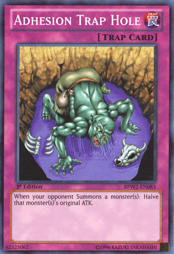 Adhesion Trap Hole [BPW2-EN083] Super Rare Yu-Gi-Oh!
