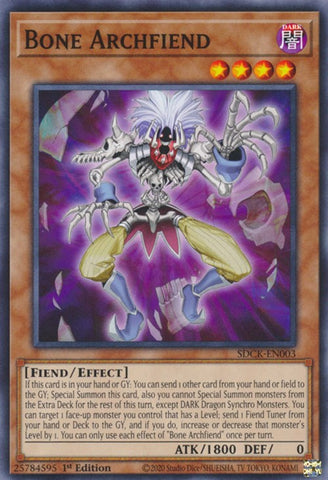 Bone Archfiend [SDCK-EN003] Common Yu-Gi-Oh!