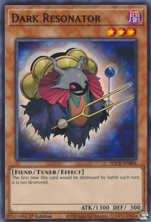 Dark Resonator [SDCK-EN004] Common Yu-Gi-Oh!