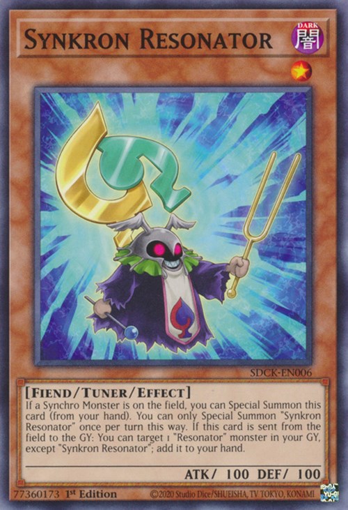 Synkron Resonator [SDCK-EN006] Common Yu-Gi-Oh!