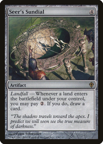 Seer's Sundial [Worldwake] Magic: The Gathering