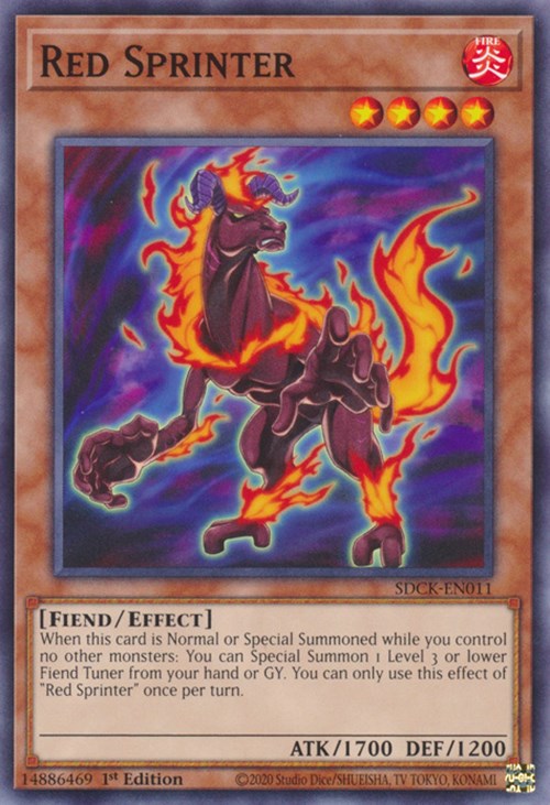 Red Sprinter [SDCK-EN011] Common Yu-Gi-Oh!