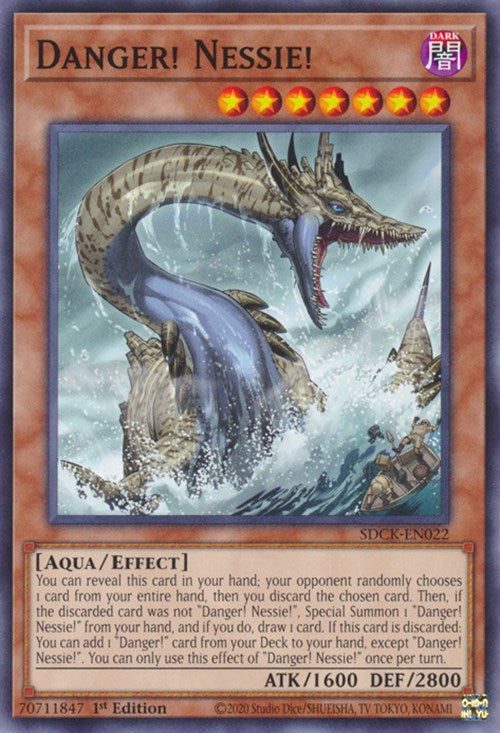 Danger! Nessie! [SDCK-EN022] Common Yu-Gi-Oh!