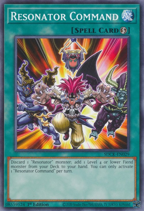 Resonator Command [SDCK-EN029] Common Yu-Gi-Oh!