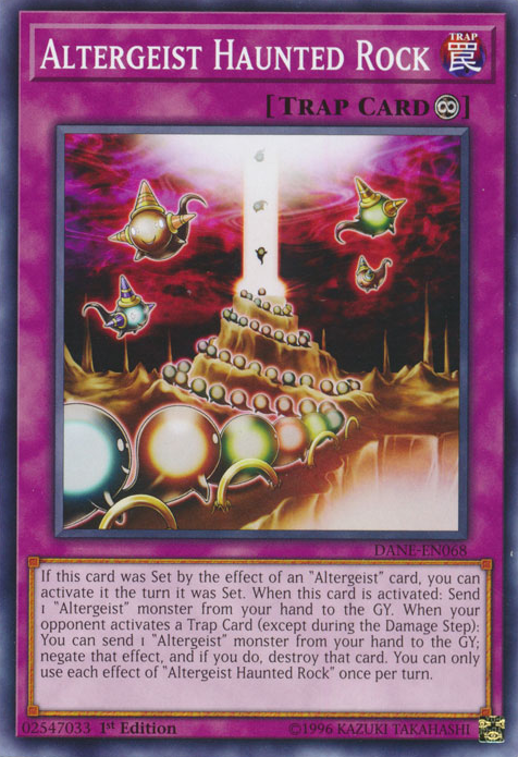 Altergeist Haunted Rock [DANE-EN068] Common Yu-Gi-Oh!