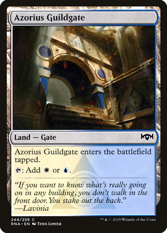 Azorius Guildgate (244/259) [Ravnica Allegiance] Magic: The Gathering