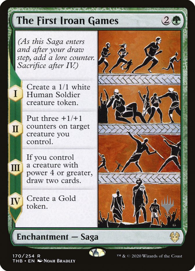 The First Iroan Games (Promo Pack) [Theros Beyond Death Promos] Magic: The Gathering