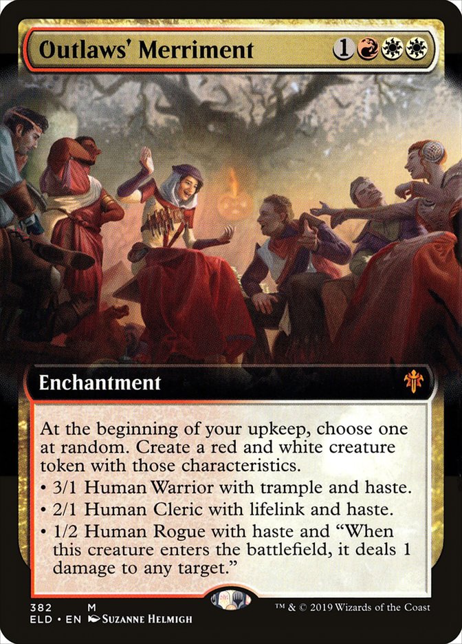Outlaws' Merriment (Extended Art) [Throne of Eldraine] Magic: The Gathering