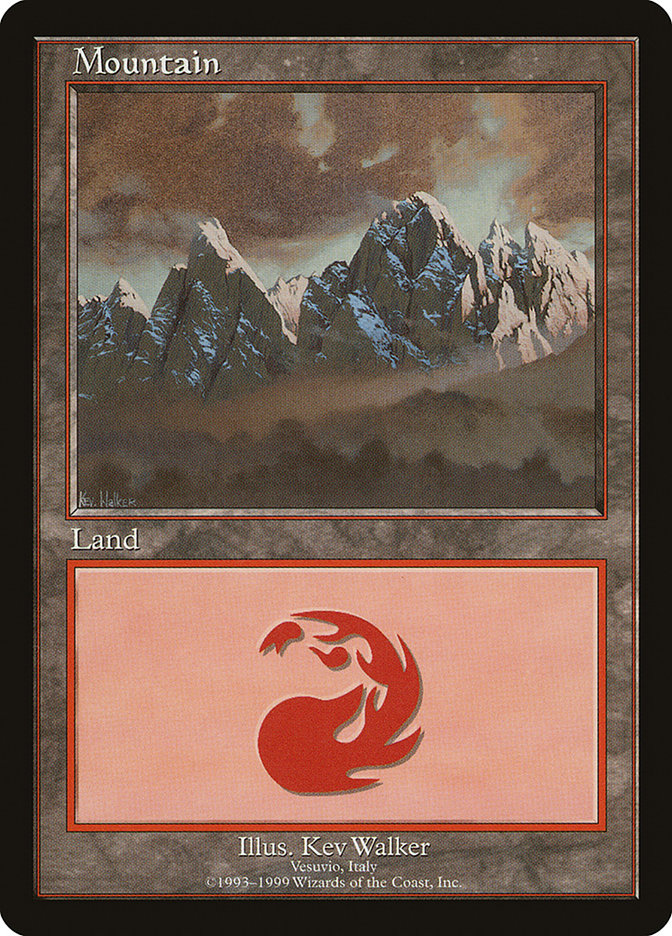 Mountain (3) [European Land Program] Magic: The Gathering