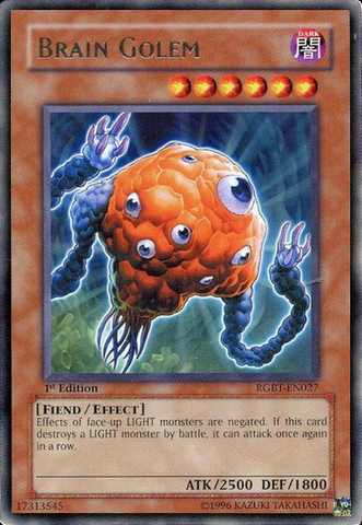 Brain Golem [RGBT-EN027] Rare Yu-Gi-Oh!