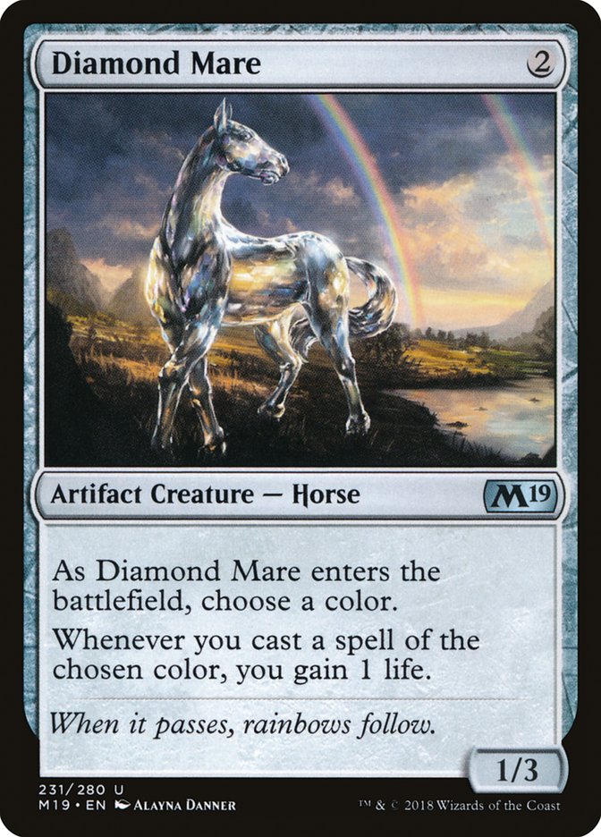 Diamond Mare [Core Set 2019] Magic: The Gathering