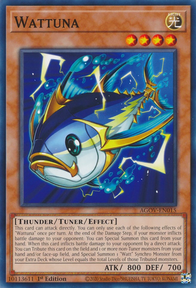 Wattuna [AGOV-EN015] Common Yu-Gi-Oh!