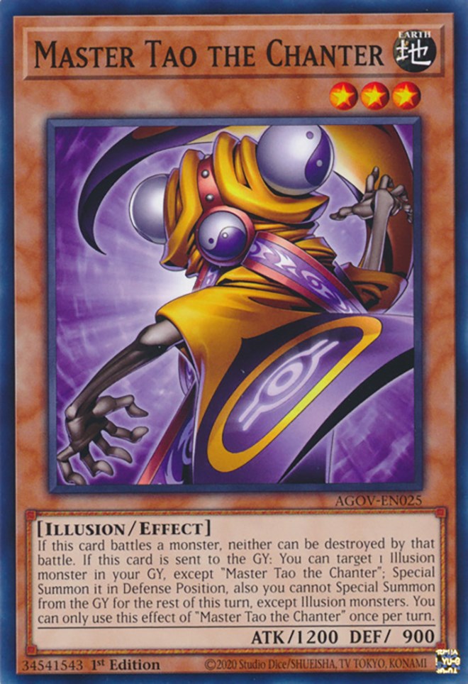 Master Tao the Chanter [AGOV-EN025] Common Yu-Gi-Oh!