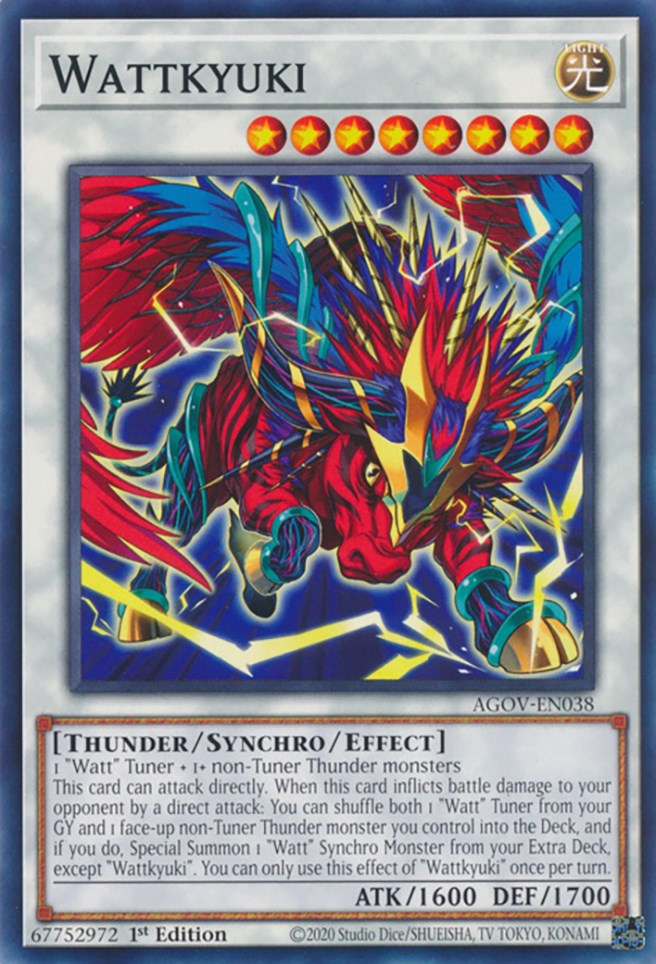 Wattkyuki [AGOV-EN038] Common Yu-Gi-Oh!